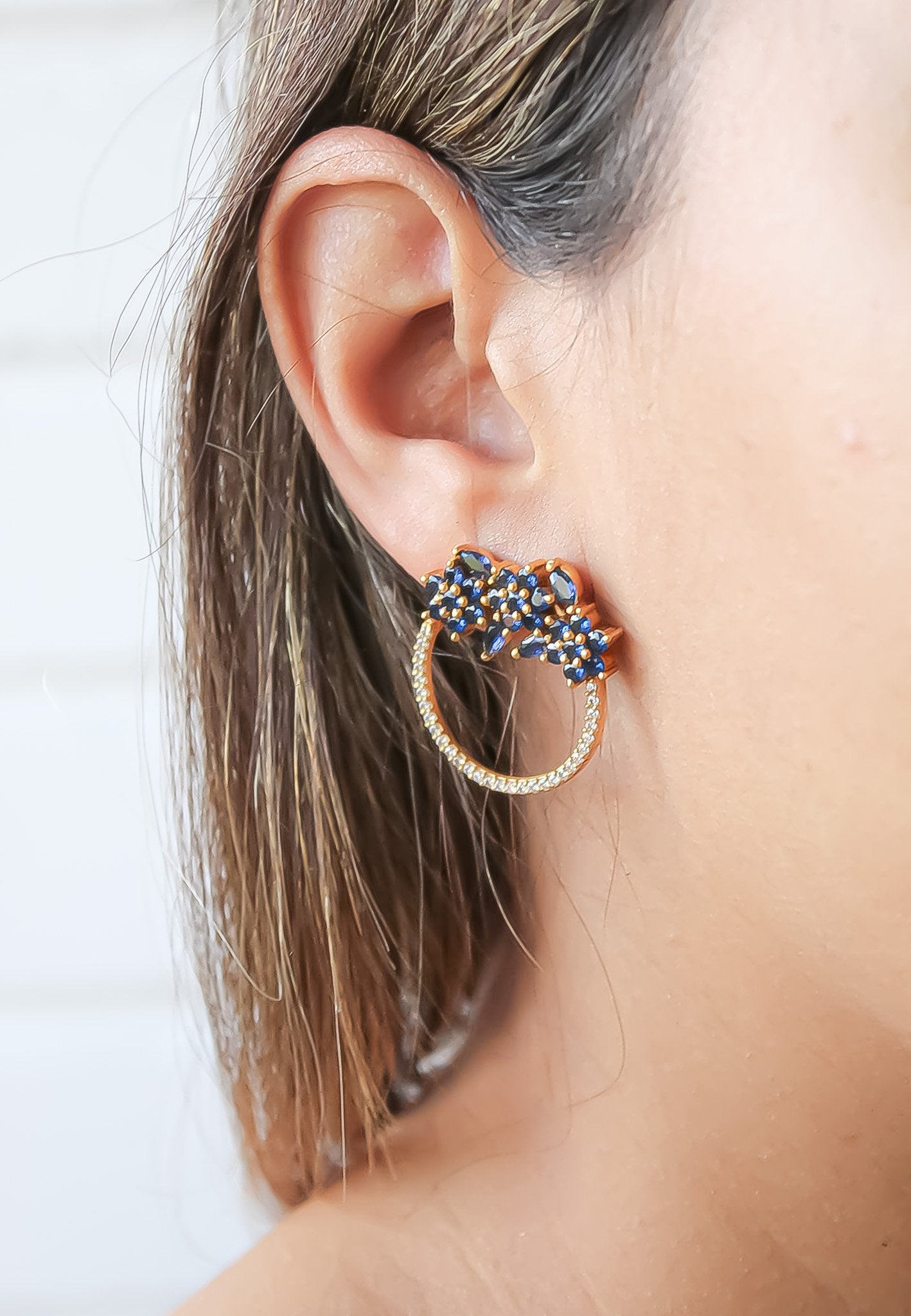 Öronhängen / Golden Salamander Earrings