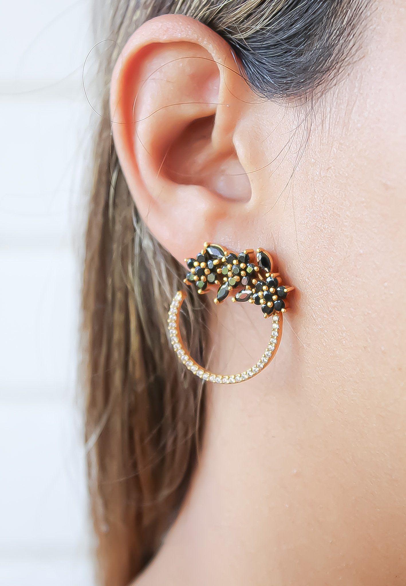 Öronhängen / Golden Salamander Earrings