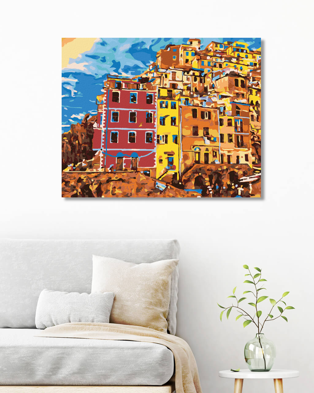 Måla tavlan själv efter numrering /Paint by Numbers - SUMMER RESORTS IN ITALY