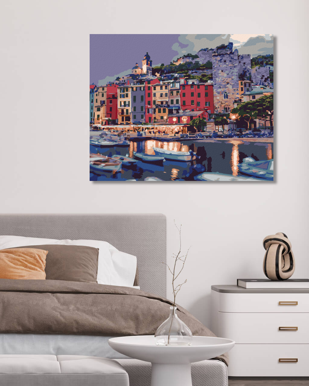 Måla själv efter numrering /Paint by Numbers - PORTOVENERE IN ITALY