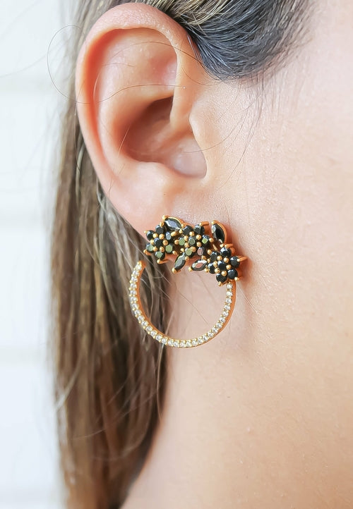 Öronhängen / Golden Salamander Earrings