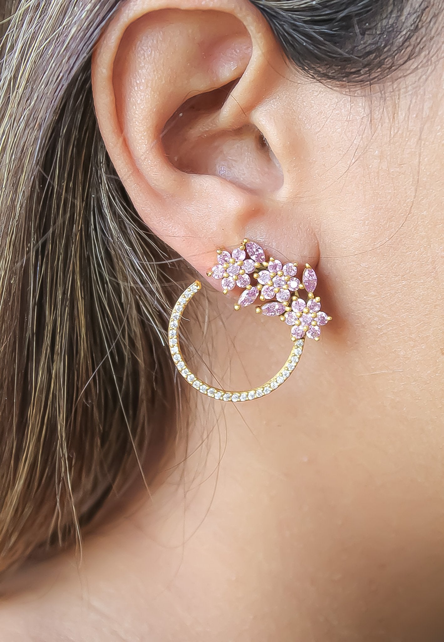 Öronhängen / Golden Salamander Earrings