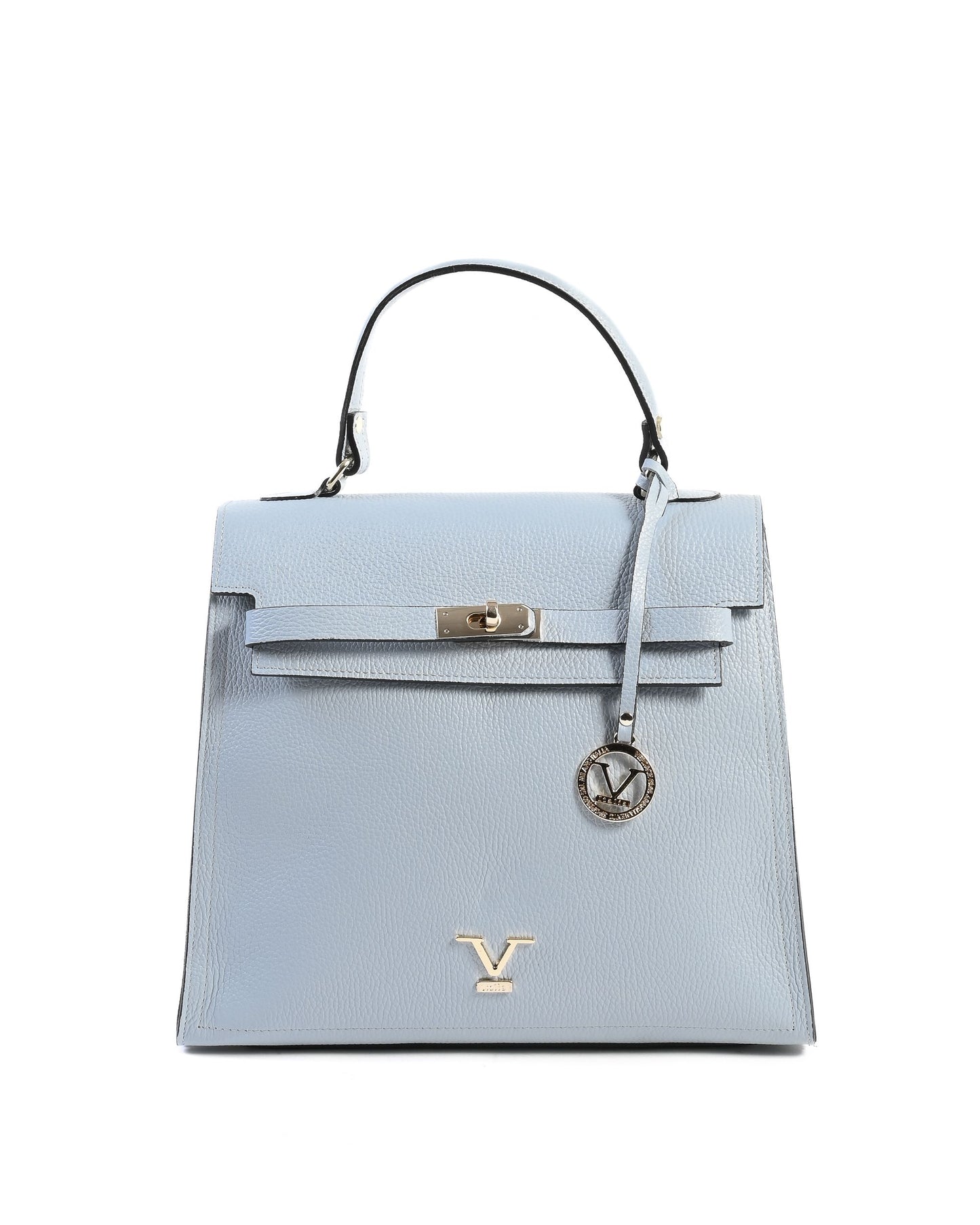 Väska ljusblå-  Italia Womens Handbag Light Blue DOLLARO AZZURRO