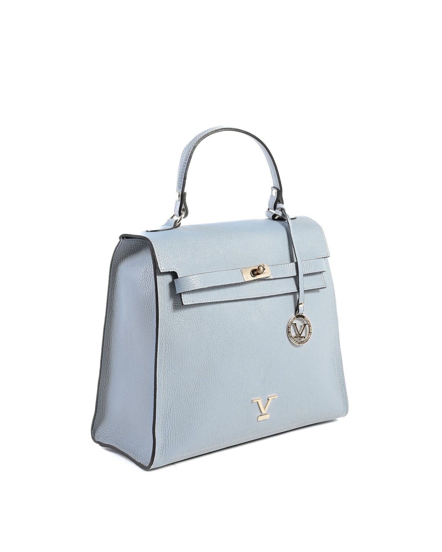 Väska ljusblå-  Italia Womens Handbag Light Blue DOLLARO AZZURRO