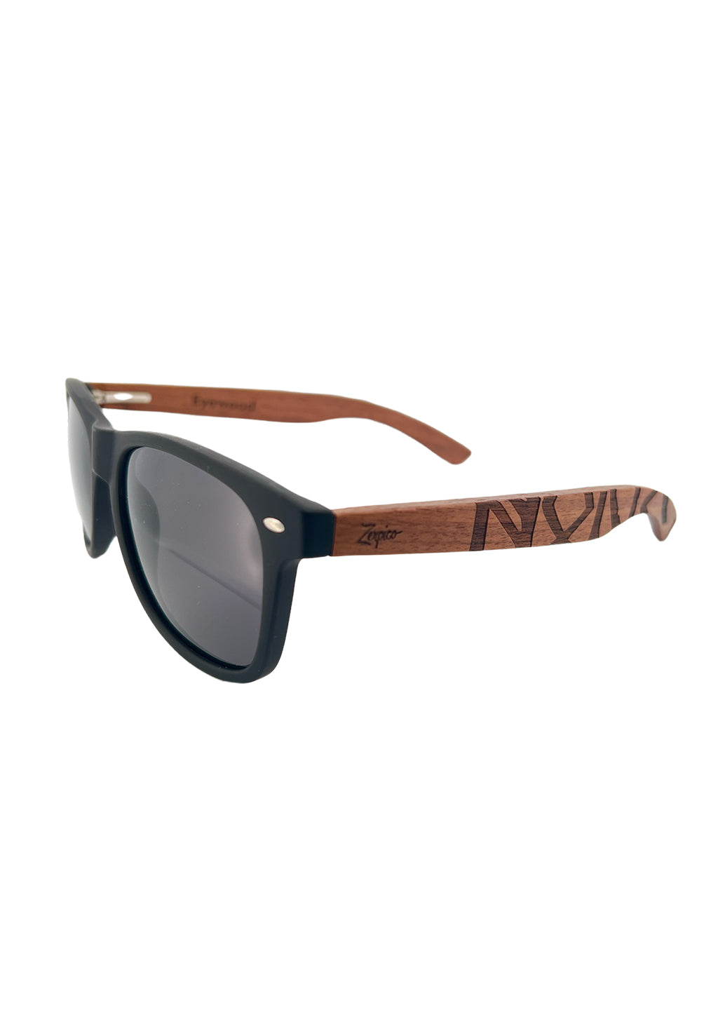 Solglasögon / Eyewood | Engraved wooden sunglasses - Viking Runes - Suomi