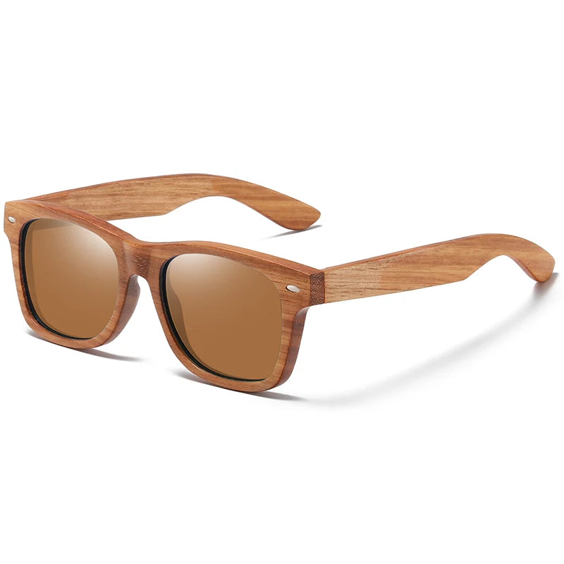 Solglasögon / GM Natural Wood Sunglasses Polarized Wooden Sunglasses UV400
